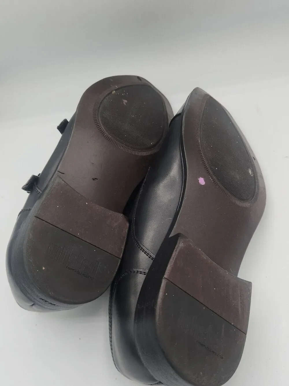 Unlisted Kenneth Cole Music Lesson Monk Strap Black Loafers Shoes Men's 9 M
